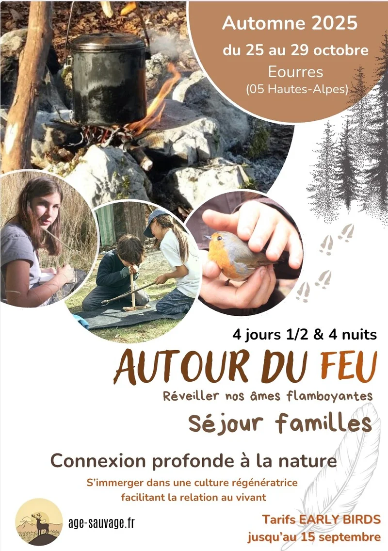 25 au 29.10.2025 – Séjour Familles « Autour du Feu »