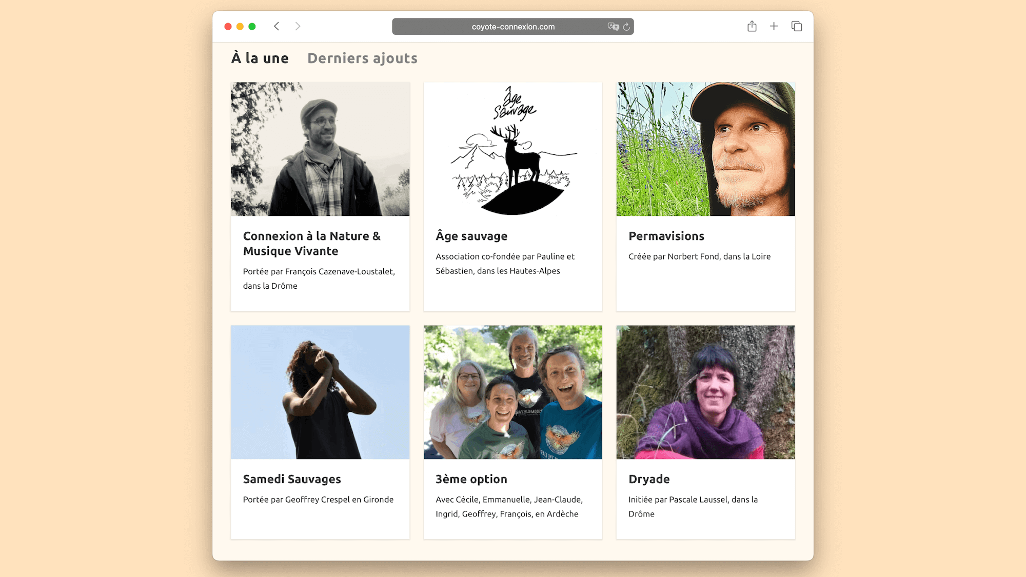 Le choix du mois d&rsquo;octobre pour « À la une »