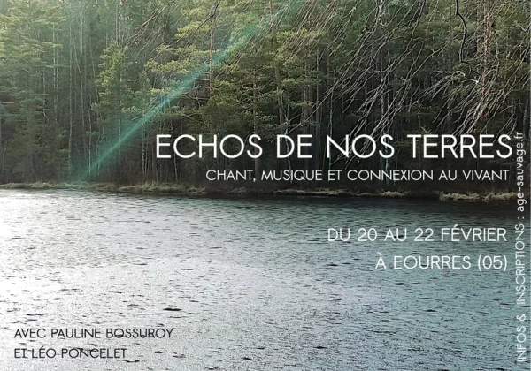 Stage echos de nos terres adulteshttps www.age sauvage.fr stages sauvages stage echos de nos terres adultes