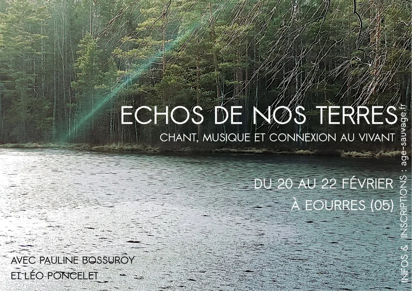 Stage echos de nos terres adulteshttps www.age sauvage.fr stages sauvages stage echos de nos terres adultes