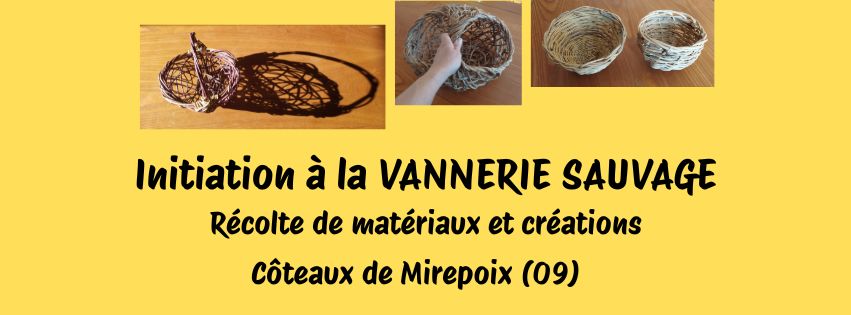Initiation a la vannerie sauvage nature sensible