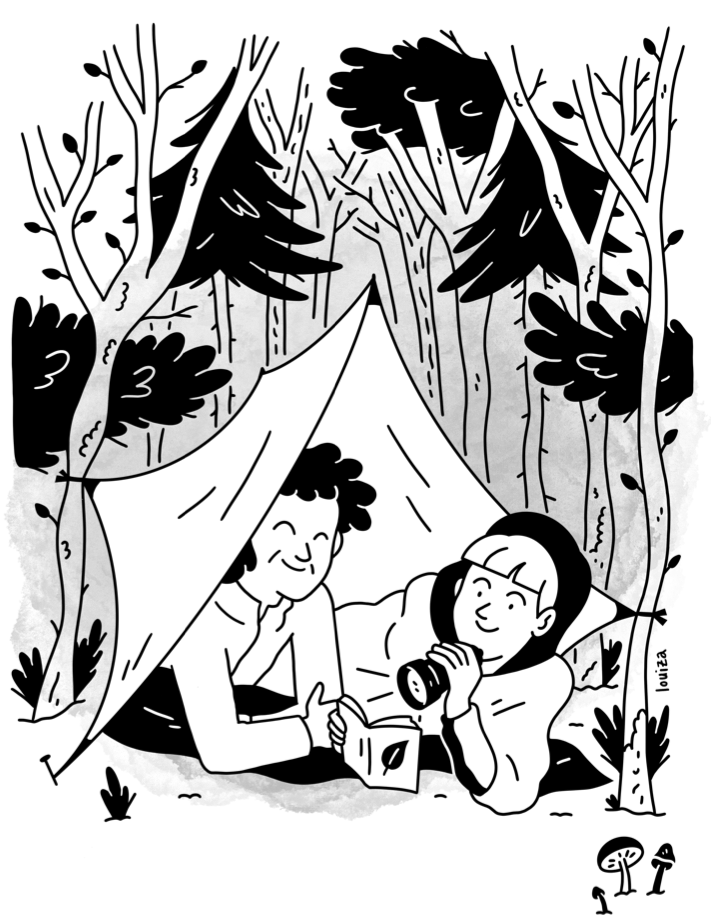 2026 feuille racine louiza illustration