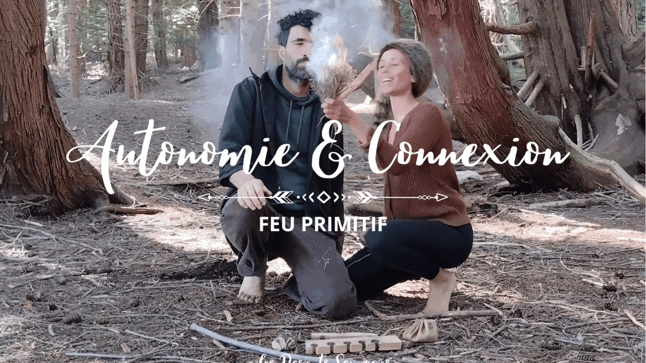 Feu primitif parents sauvages