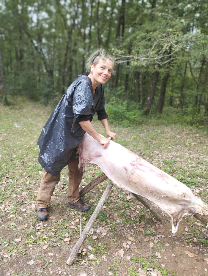 Le Nomades Land Stage de tannage végétal